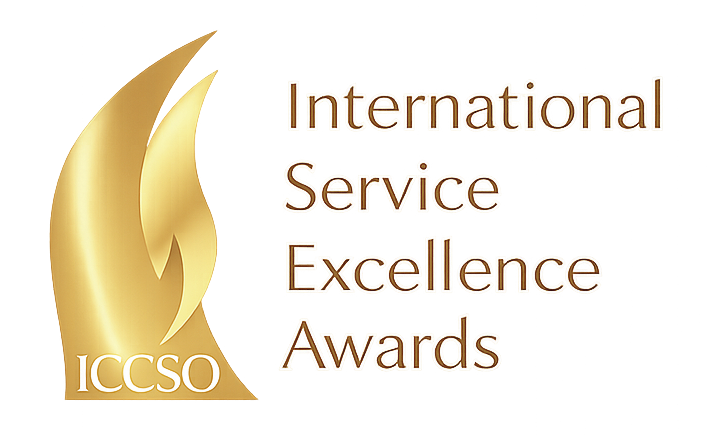 Customer service award logo