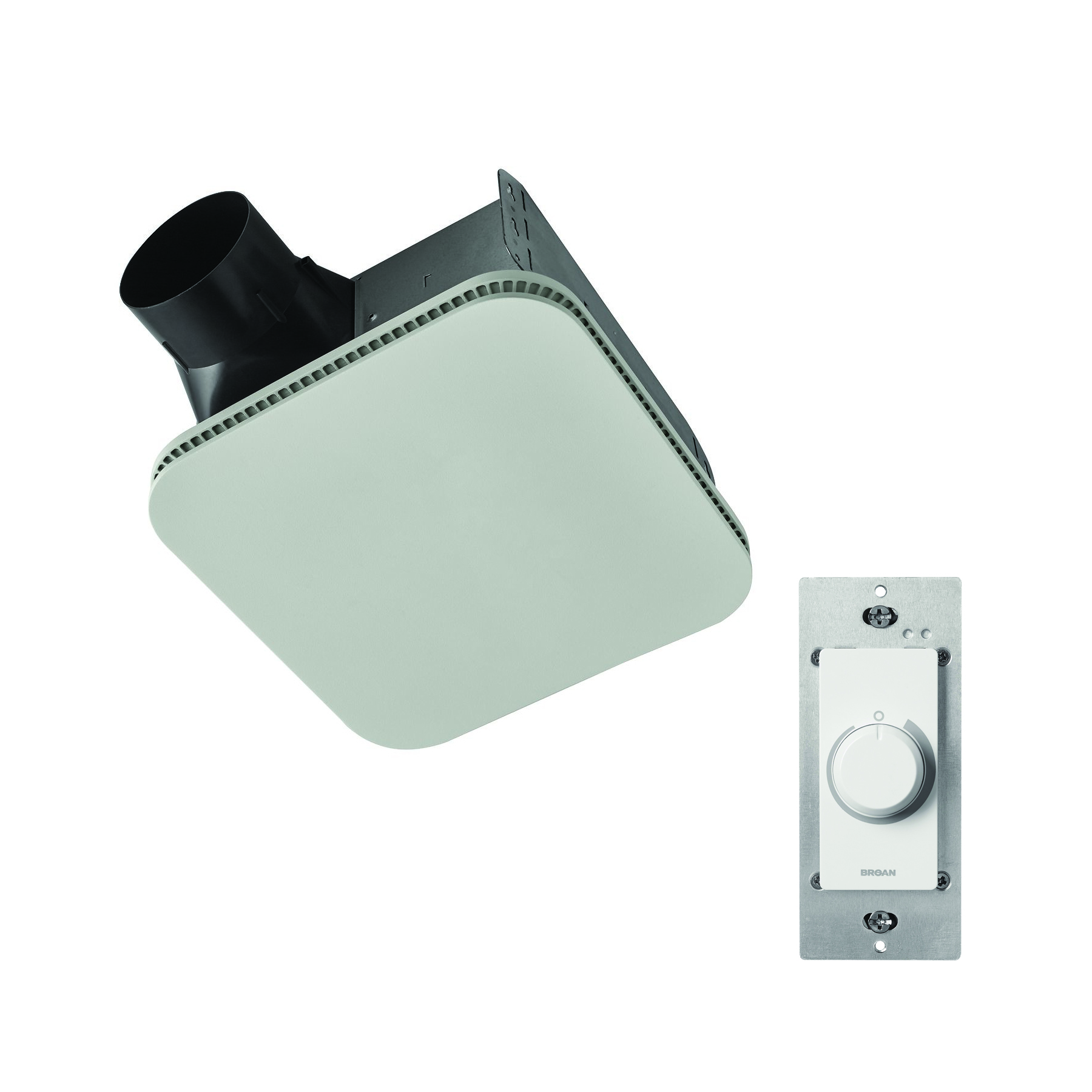 NuTone® Roomside 110 CFM, 1 Sone Fan, CleanCover, ENERGY STAR with Infinitely Adjustable Speed Control Switch