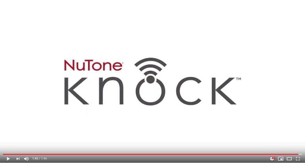 NuTone Knock Smart Video Doorbell