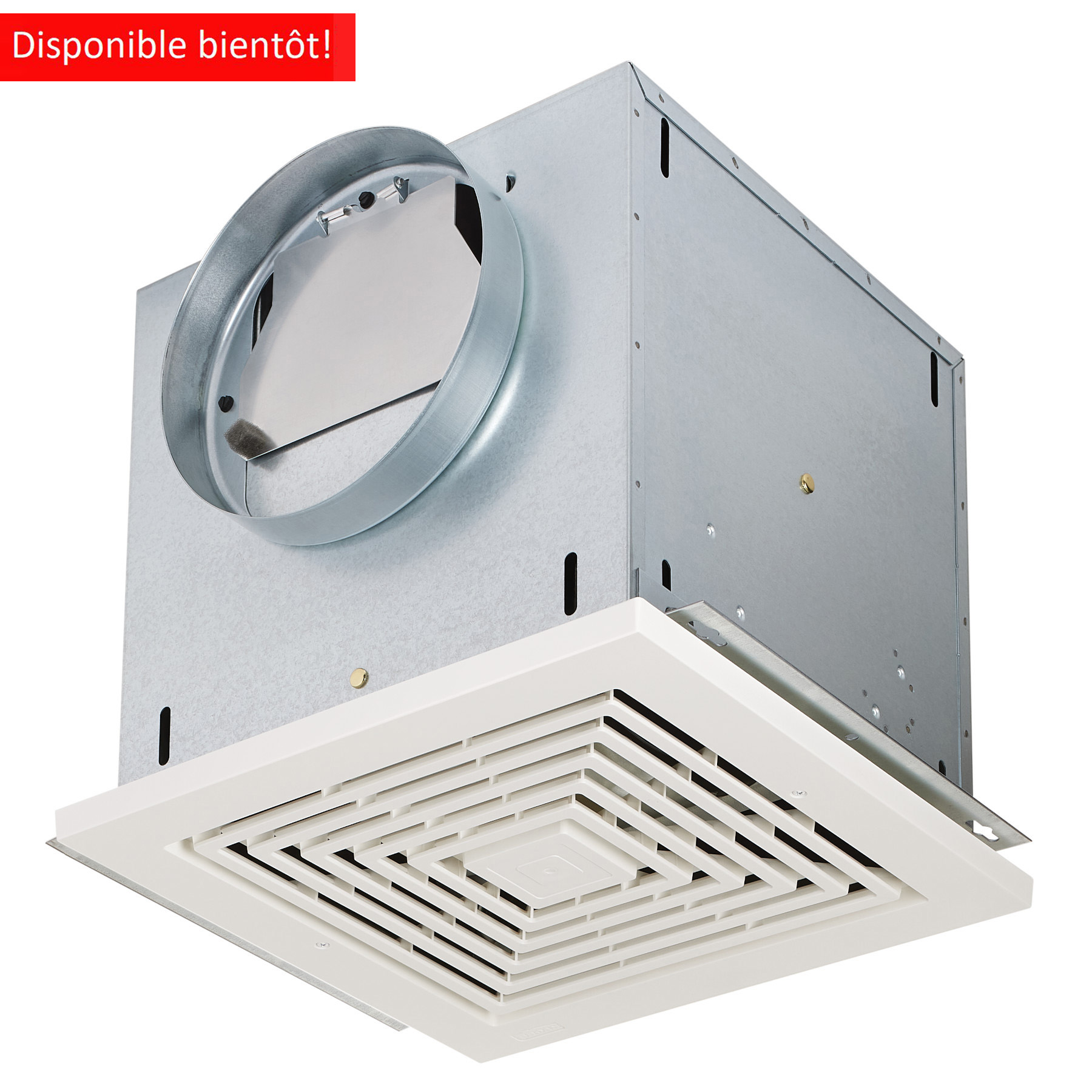 Ventilateur commercial léger de Broan®, haute-capacité 200 pi³/min, installé au plafond, 1,0 sone, ENERGY STAR®