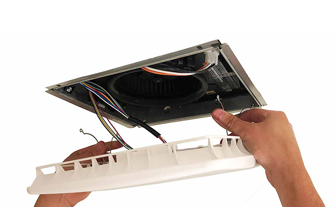 Chromacomfort Multi Color Led Ventilation Fan - How To Install Nutone Bathroom Fan