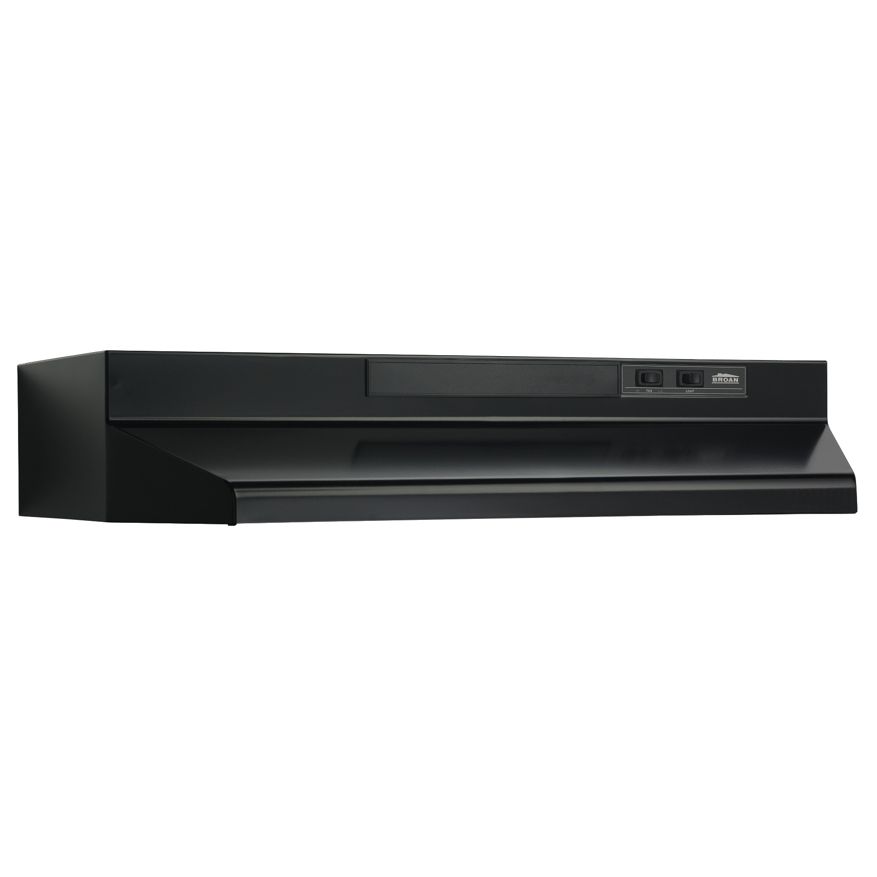 Broan® 30-Inch Convertible Under-Cabinet Range Hood, Black