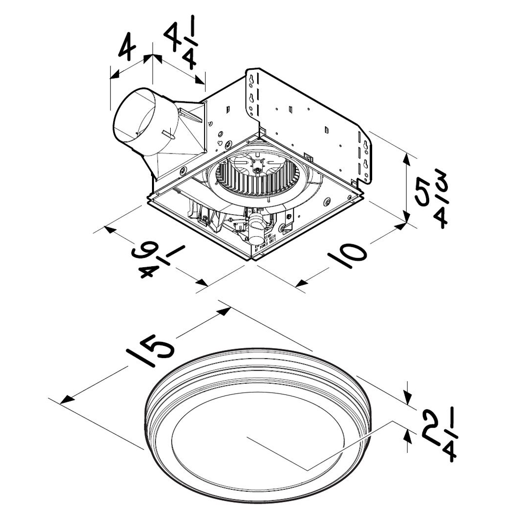 Dimensional Drawing AER110SLW, AERN110SLW, AER80LWH, AR80LWH, AERN80LWH