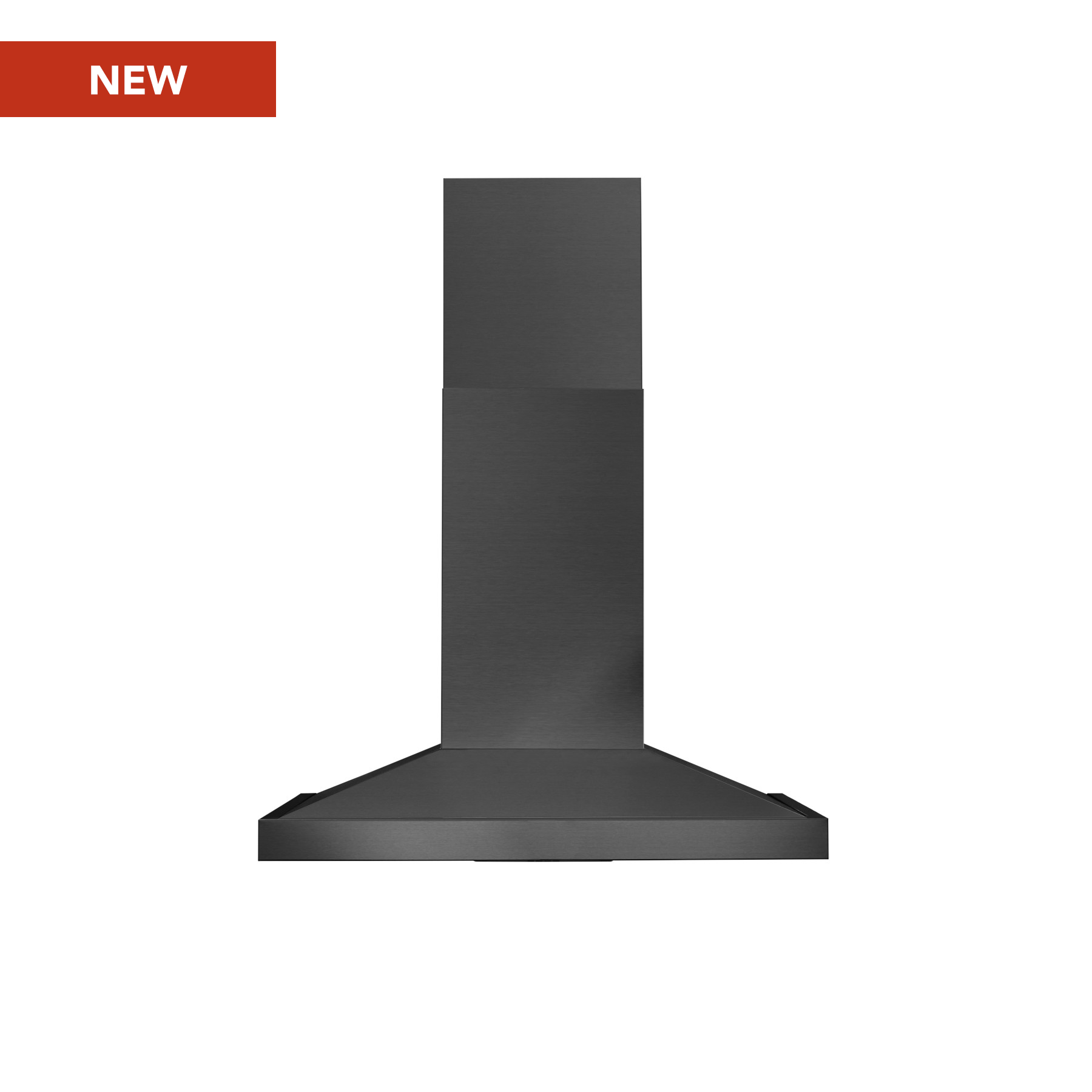 Broan® 30-inch Pyramid Chimney Range Hood with Code Ready™ Technology, 650 Max Blower CFM, Black Stainless Steel