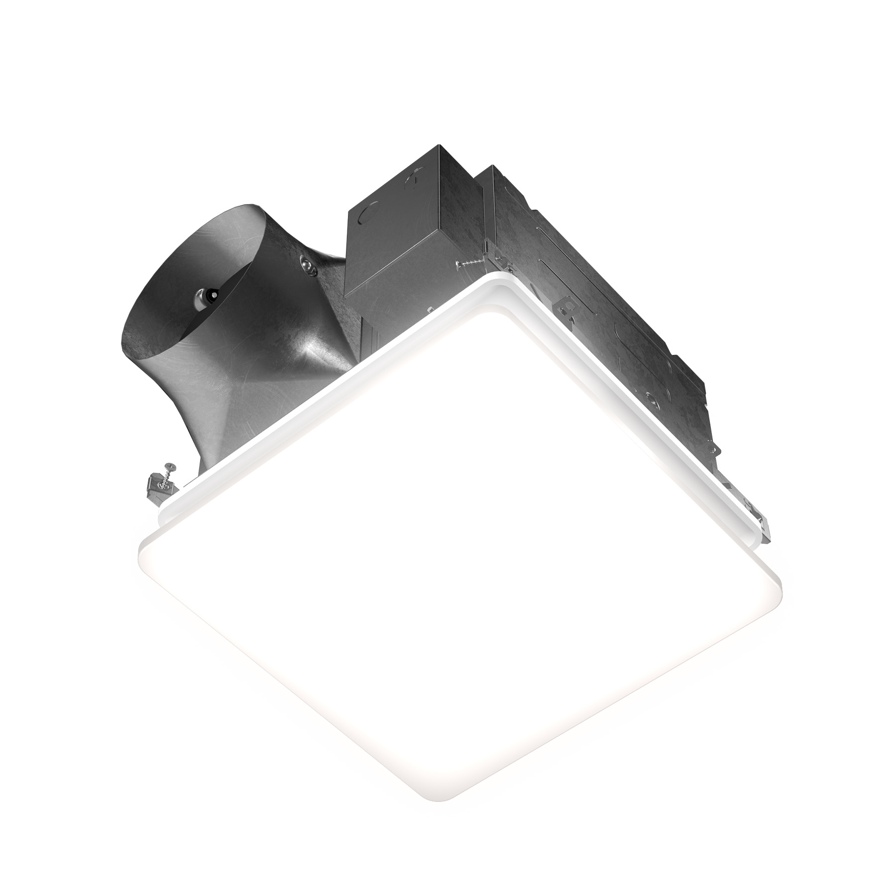 EVOLVE Premium Exhaust Fan w/ Light and Continuous Run, 110-130-150 Selectable CFM