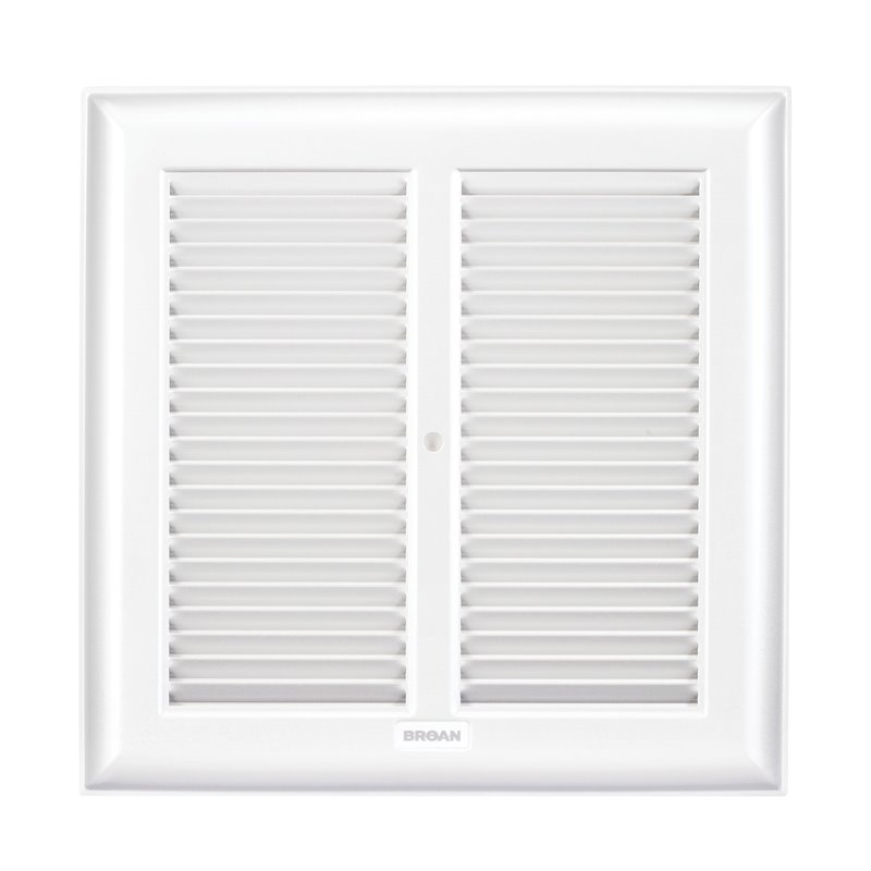 **DISCONTINUED** Broan-NuTone® Replacement Grille, White Metal