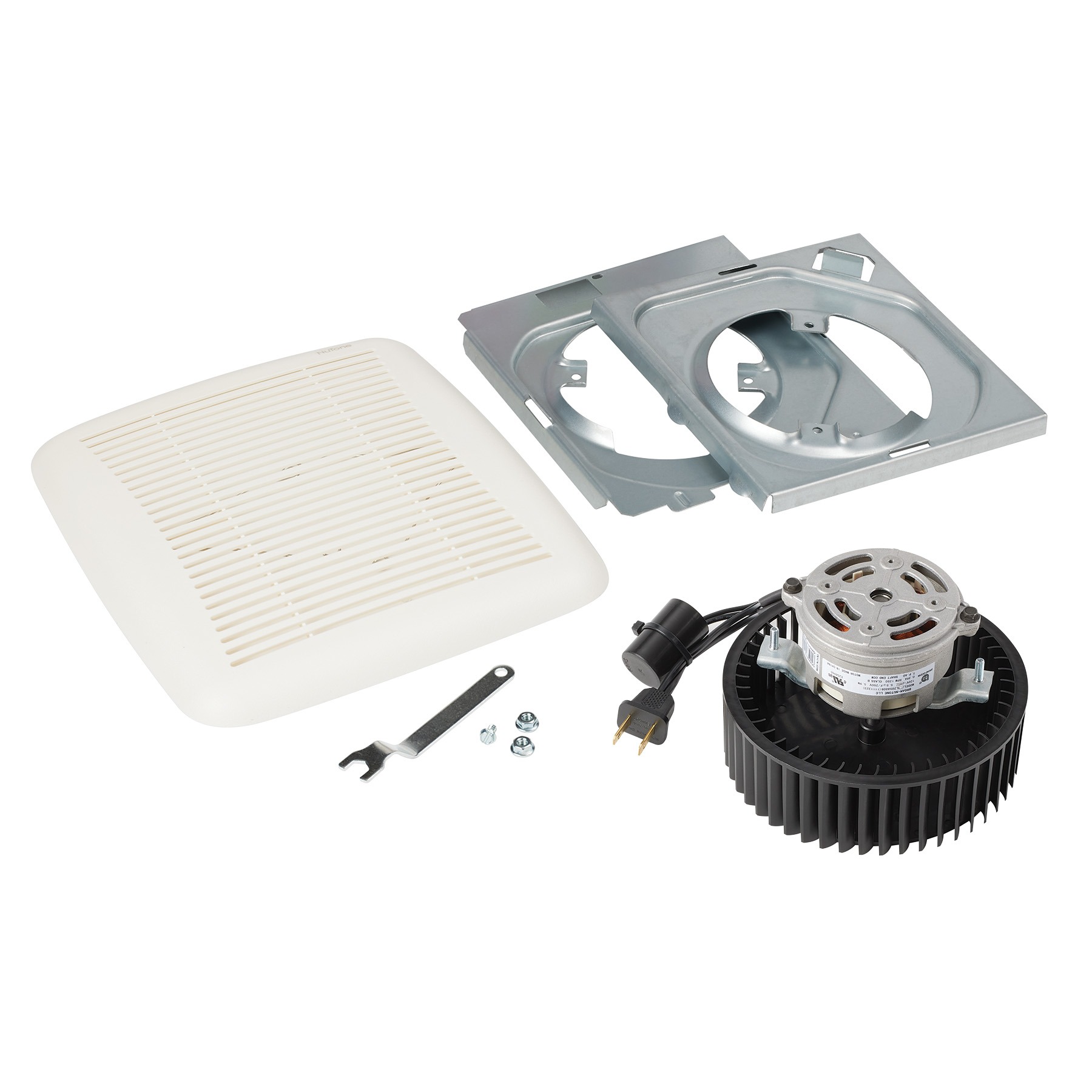Broan-NuTone® QuicKit™ Bath Fan Replacement Motor and Cover/Grille, 60 CFM