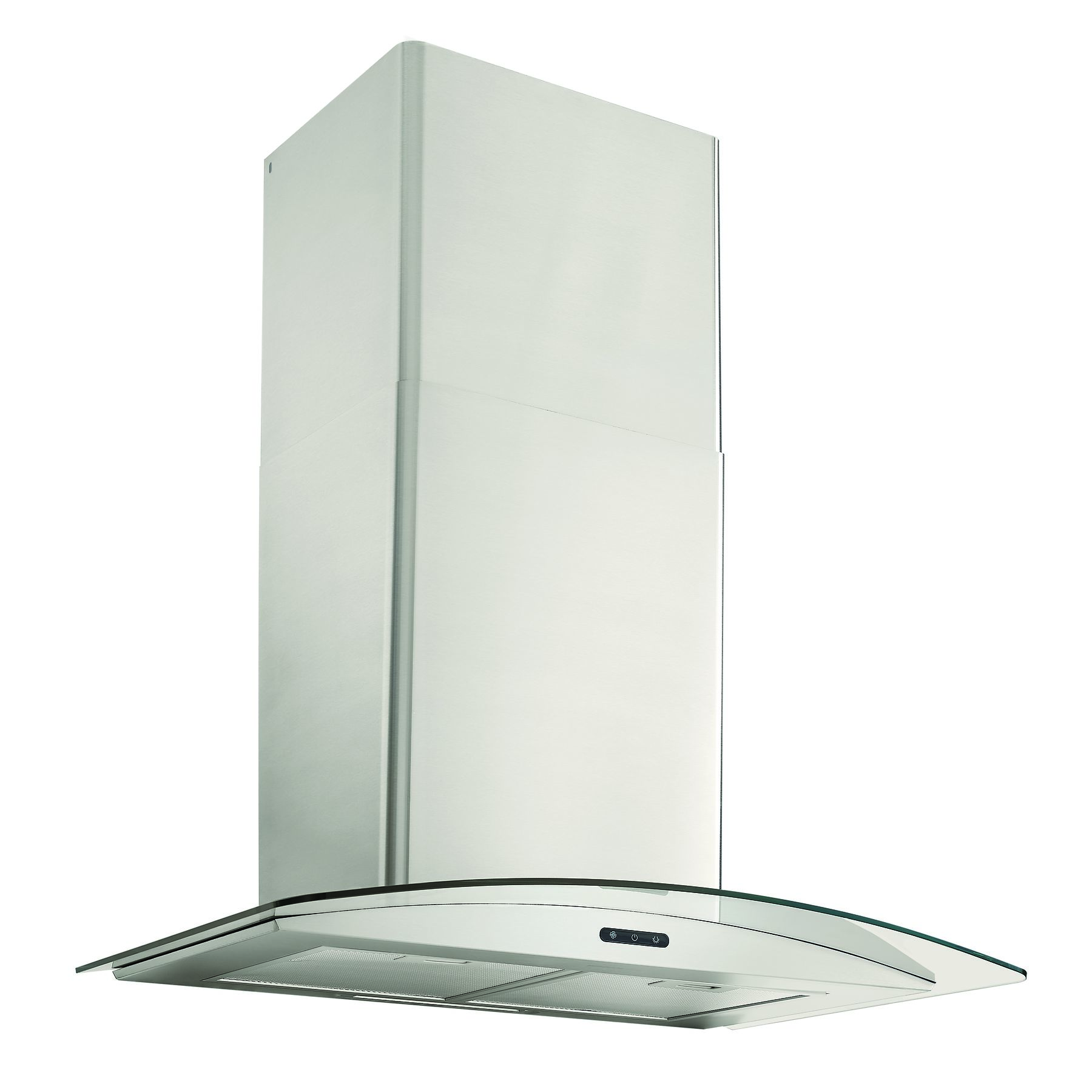 Broan® 30-Inch Convertible Curved Glass Wall-Mount Chimney Range Hood, 400 CFM, Stainless Steel