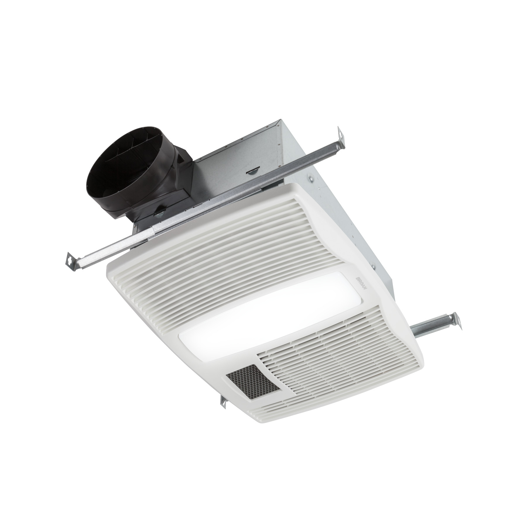 ** DISCONTINUED** Broan® QT Series 110 CFM Ventilation Fan with 1500W heater, 2-60W incandescent light and 7W night-li