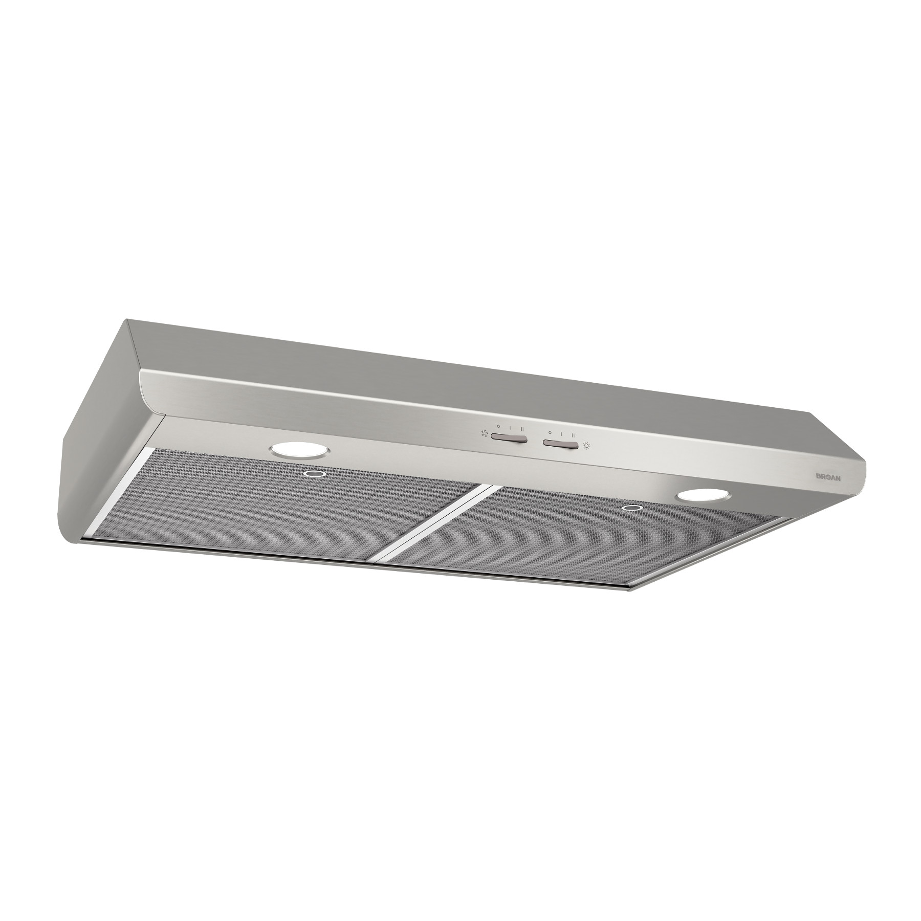 Broan 30-Inch 300 Max Blower CFM 5.0 Sones Stainless Steel Range Hood