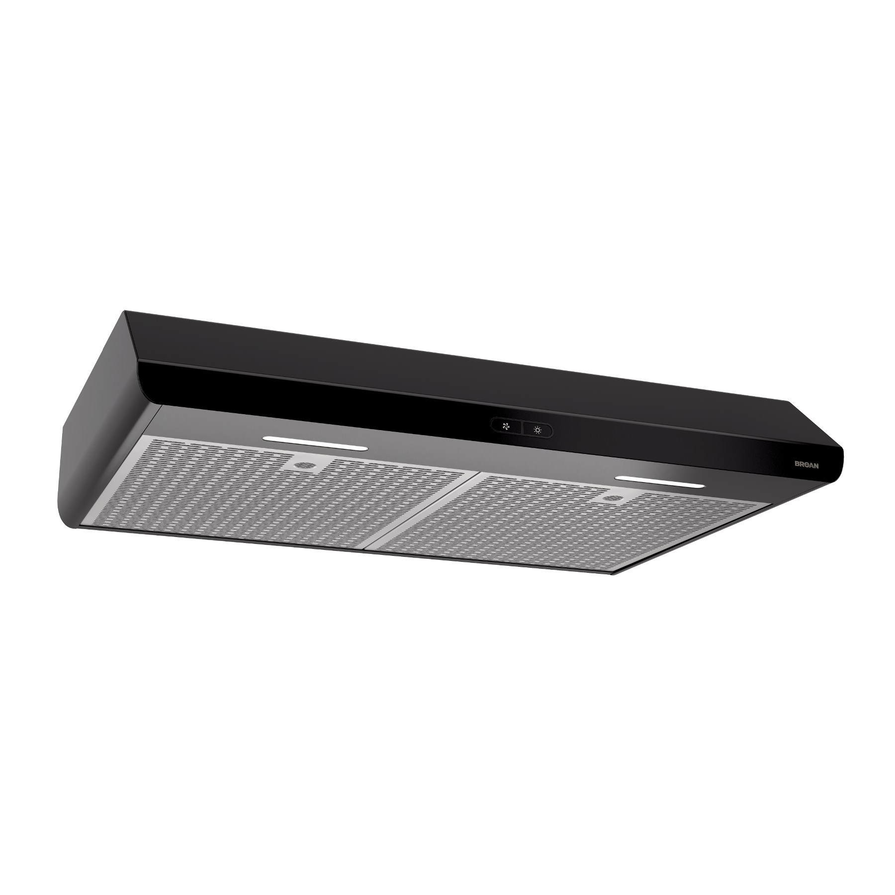 **DISCONTINUED** Broan® Sahale 30-Inch Convertible Under-Cabinet Range Hood, ENERGY STAR®, 375 Max Blower CFM, Black