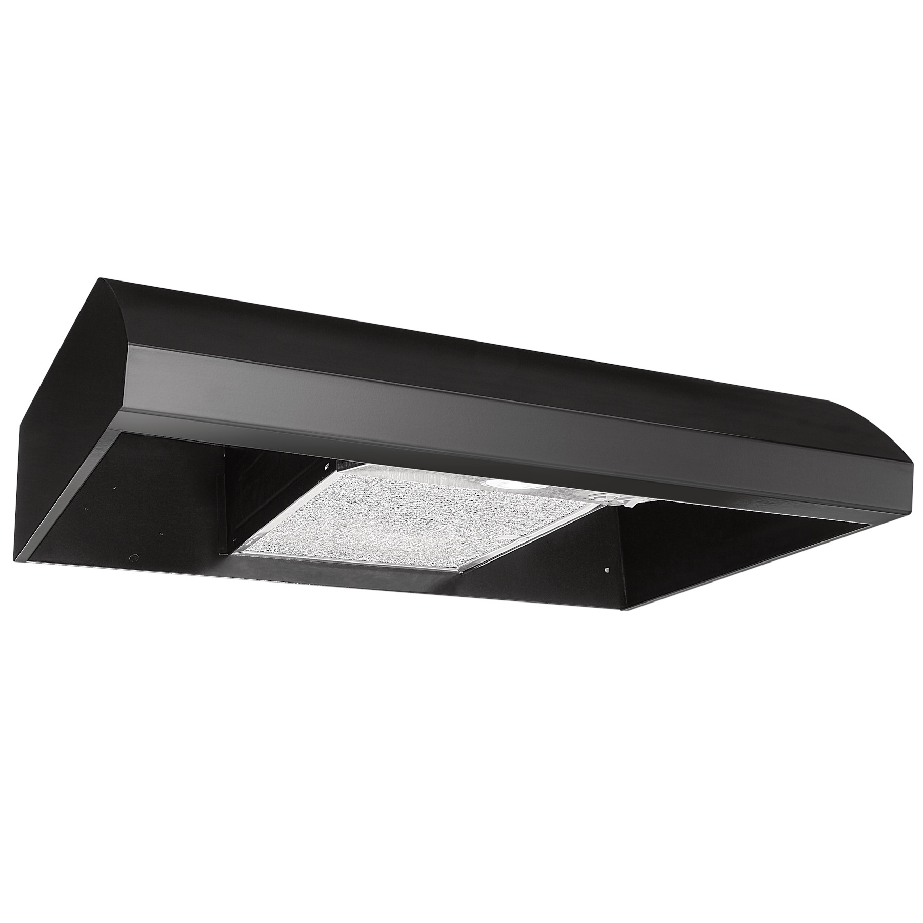 Broan® 30-Inch 4-Way Convertible Under-Cabinet Range Hood, 270 Max CFM, Black