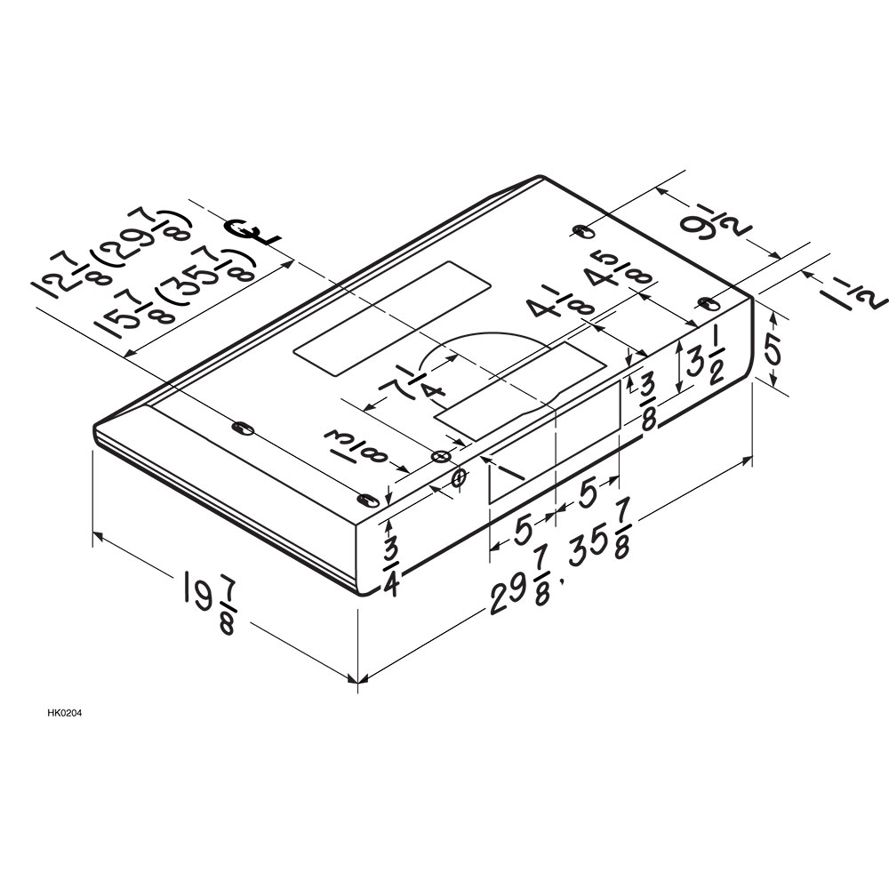 BKDB1 Dimensional Drawing